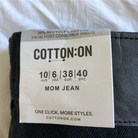 NWT Cotton On High Rise Mom Jeans - Picture 11 of 11
